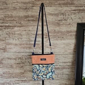 ElisaLou Padded Sling Crossbody Purse Besame Coastal